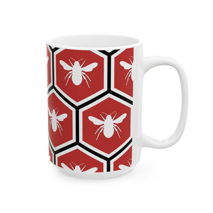 Honeycomb Ceramic Mug (11oz/15oz)