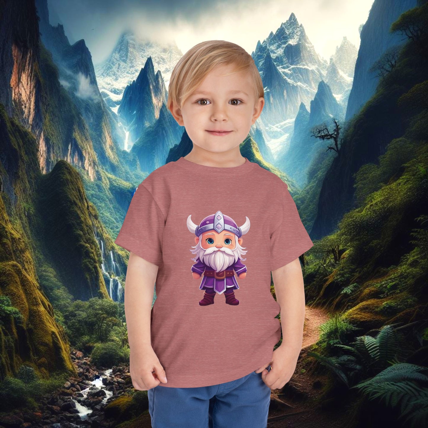 Purple Viking Toddler Tee