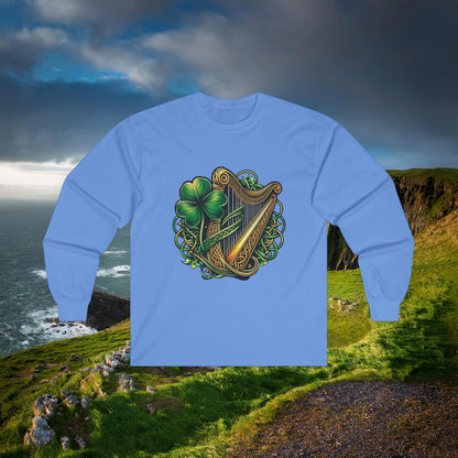 Irish Harp Long Sleeve Tee