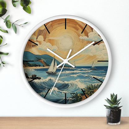 Sailing Weather Wall Clock