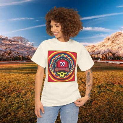 Psychedelic Funky W Skull Tee