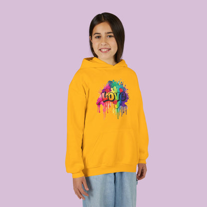 Love Color Bomb Youth Hoodie