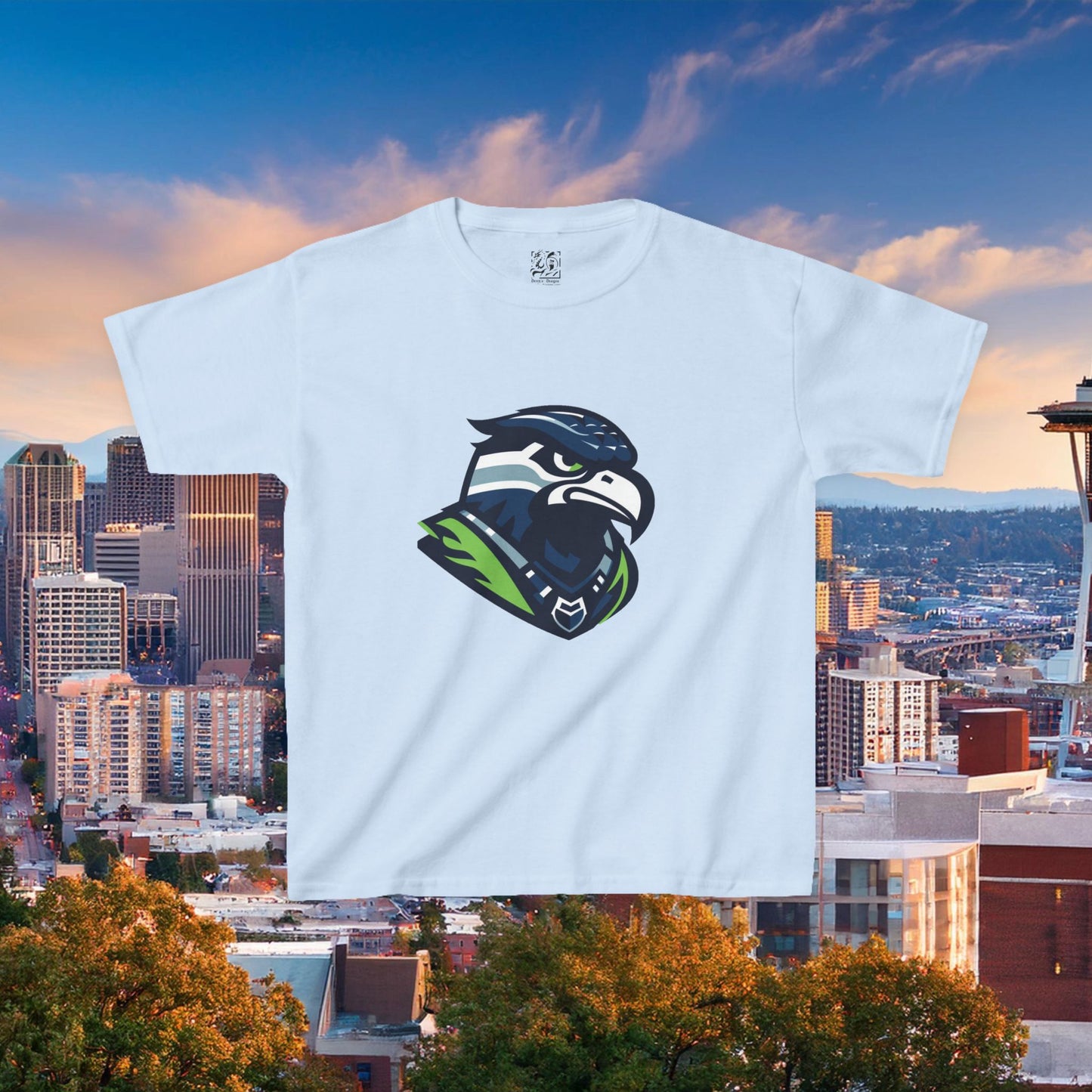Seattle Football Crest Kids Tee