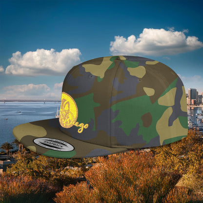 San Diego Baseball Logo Flat Bill Snapback