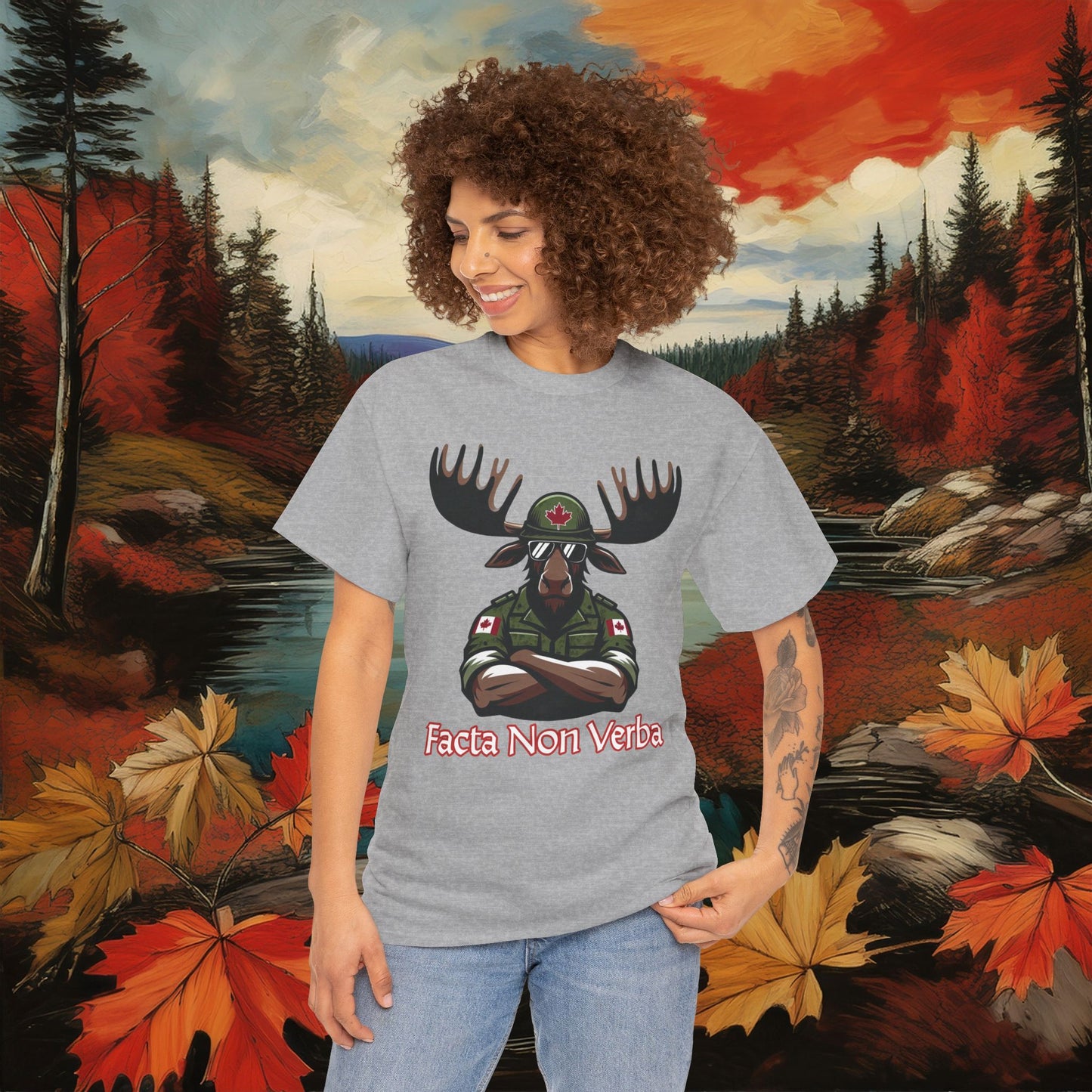 Canadian Moose "Facta Non Verba" Tee