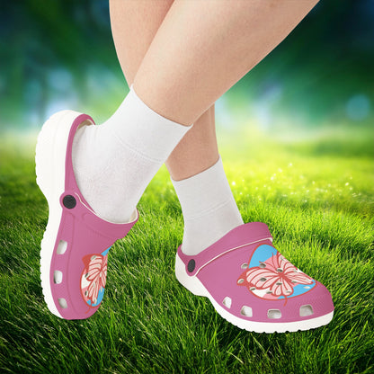 The T Elders Butterfly Foam Clogs