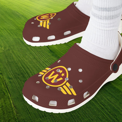 Washington DC Football Logo Foam Clogs