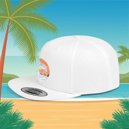 Miami Logo Flat Bill Snapback