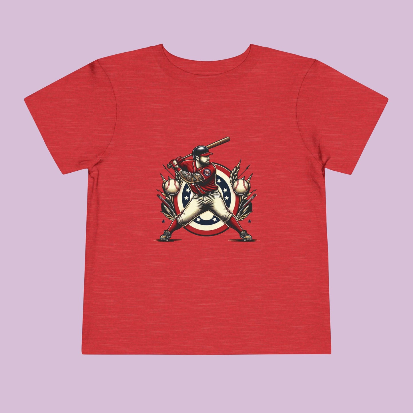 Washington Baseball At Bat Toddler Tee
