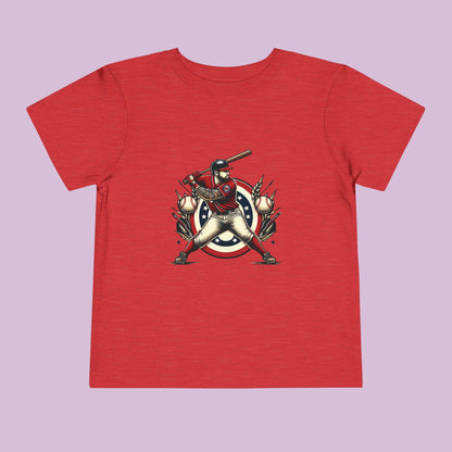 Washington Baseball At Bat Toddler Tee