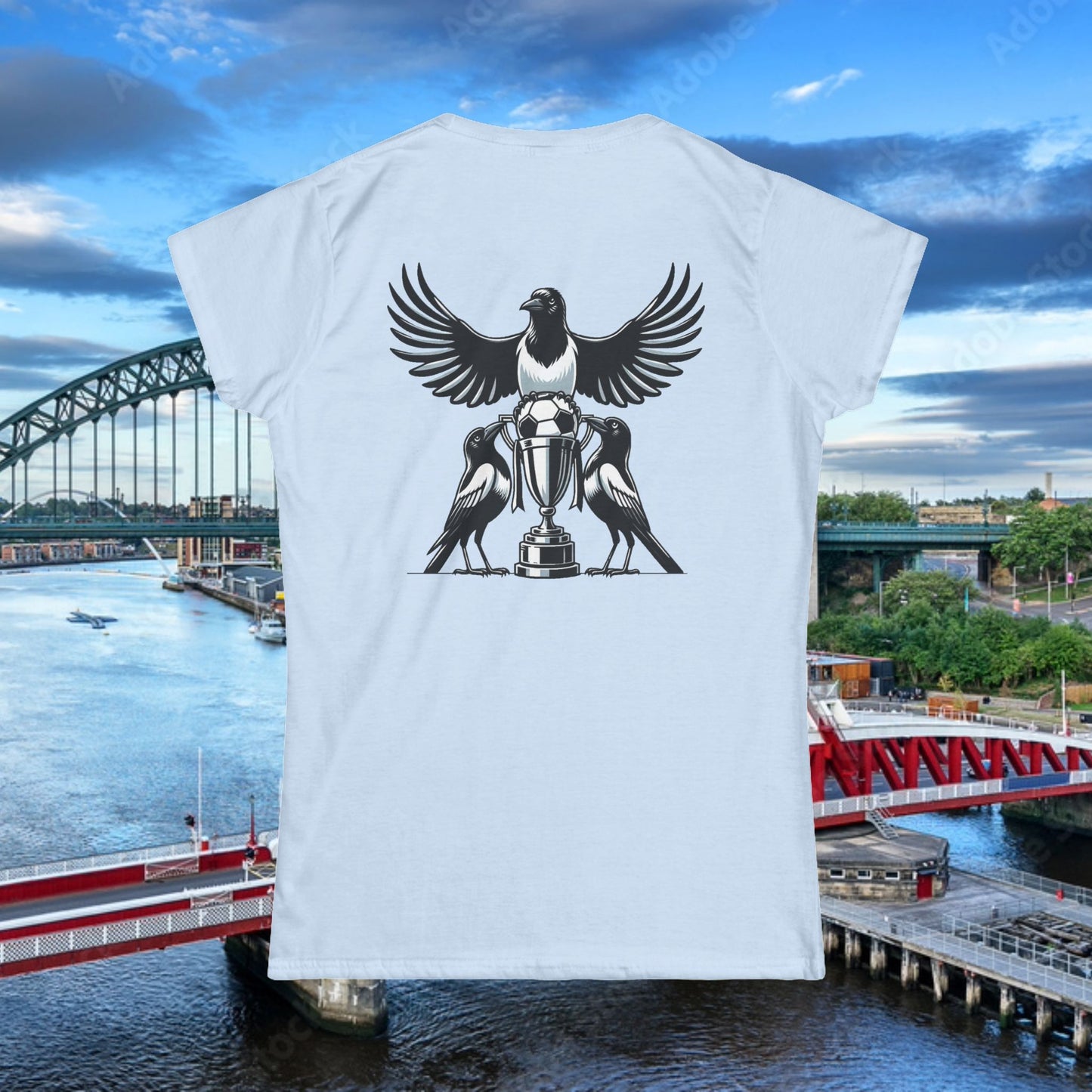 NUFC 2025 Carabao Cup Women's Softstyle Tee