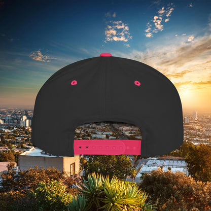 LA Baseball Wings Flat Bill Snapback Hat