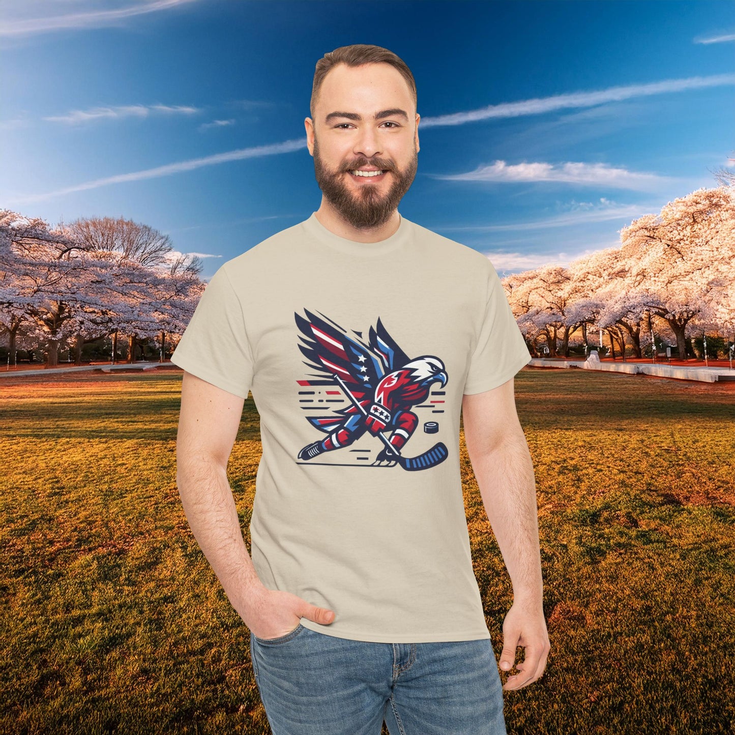 Washington Hockey Eagle Tee