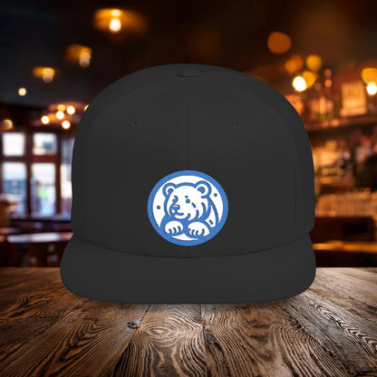 Bear Cub Flat Bill Snapback