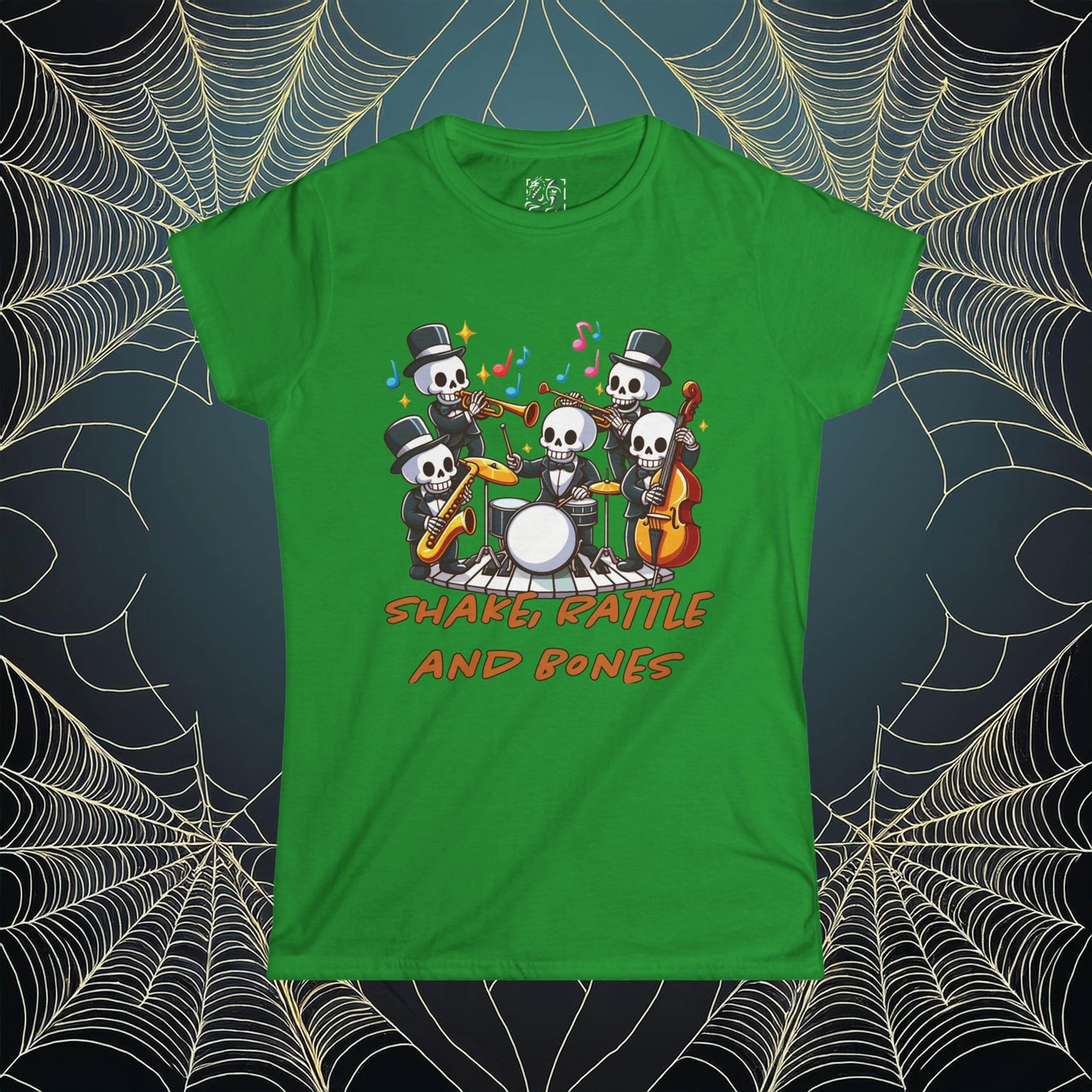 Shake, Rattle. and Bones Women's Softstyle Tee