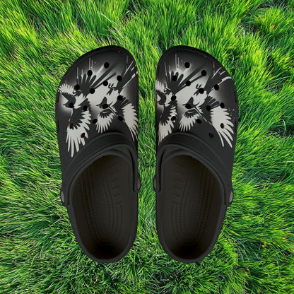 Newcastle Magpie Graffiti Foam Clogs