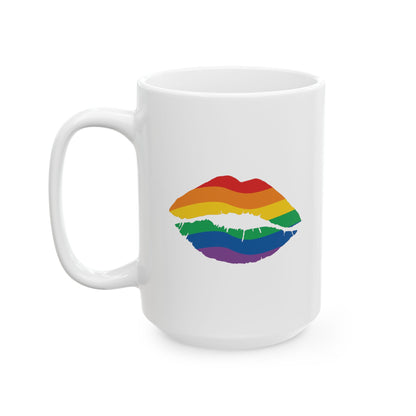 Rainbow Kiss Mugs (11oz/15oz)