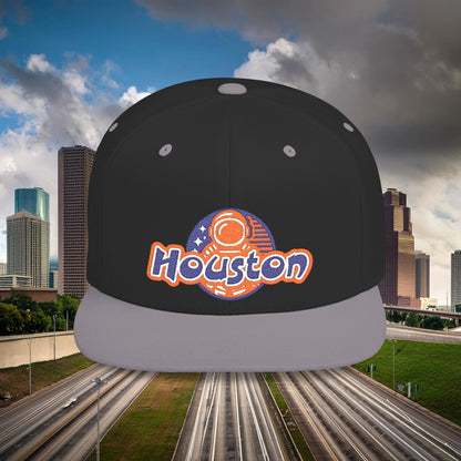 Houston Astronaut Flat Bill Snapback