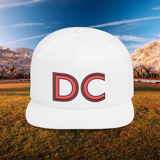 DC Flat Bill Snapback - Red