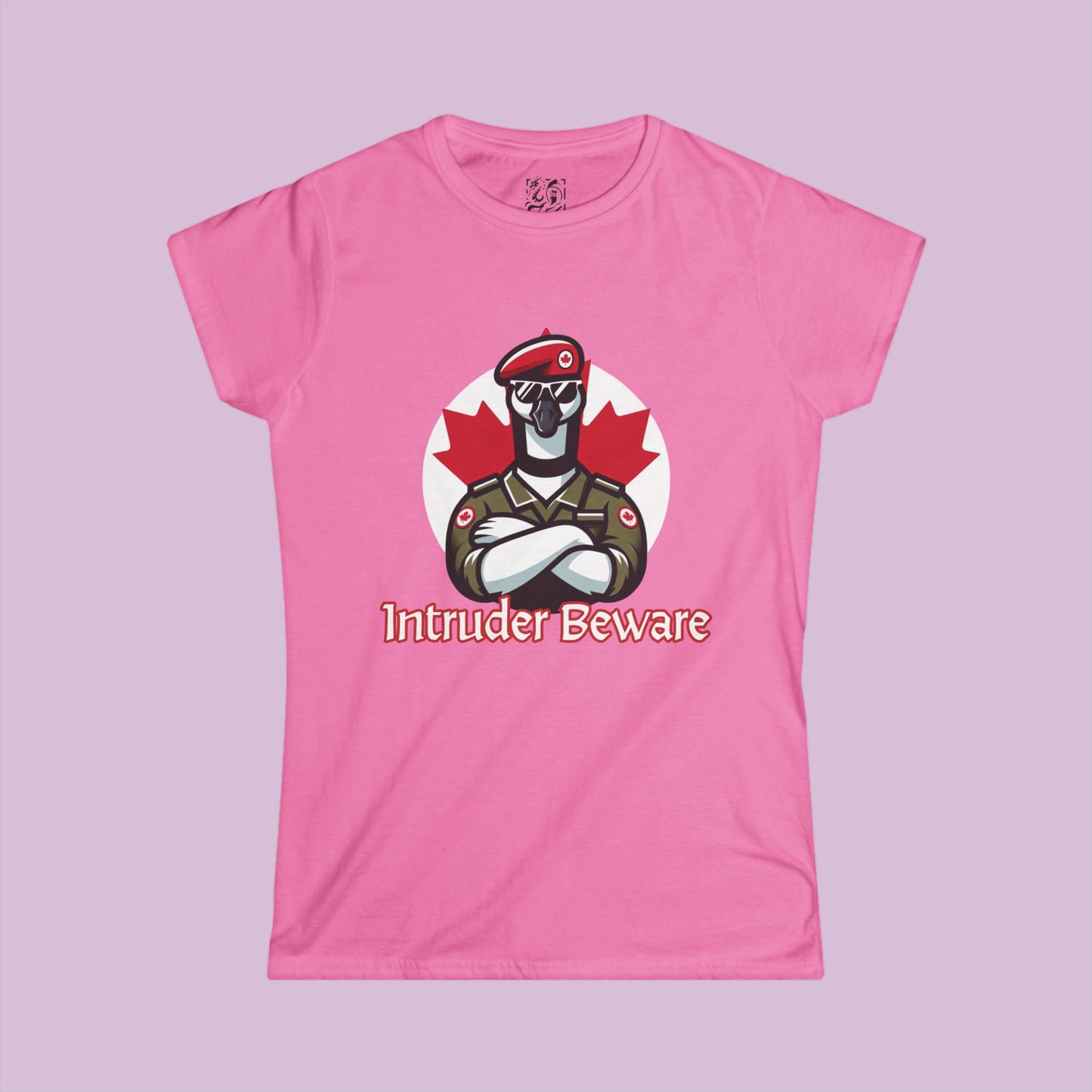 Canadian Goose "Intruder Beware" Women's Softstyle Tee