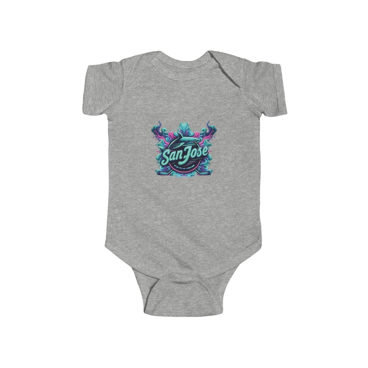 San Jose Hockey Neon Infant Bodysuit