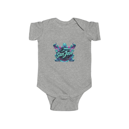 San Jose Hockey Neon Infant Bodysuit