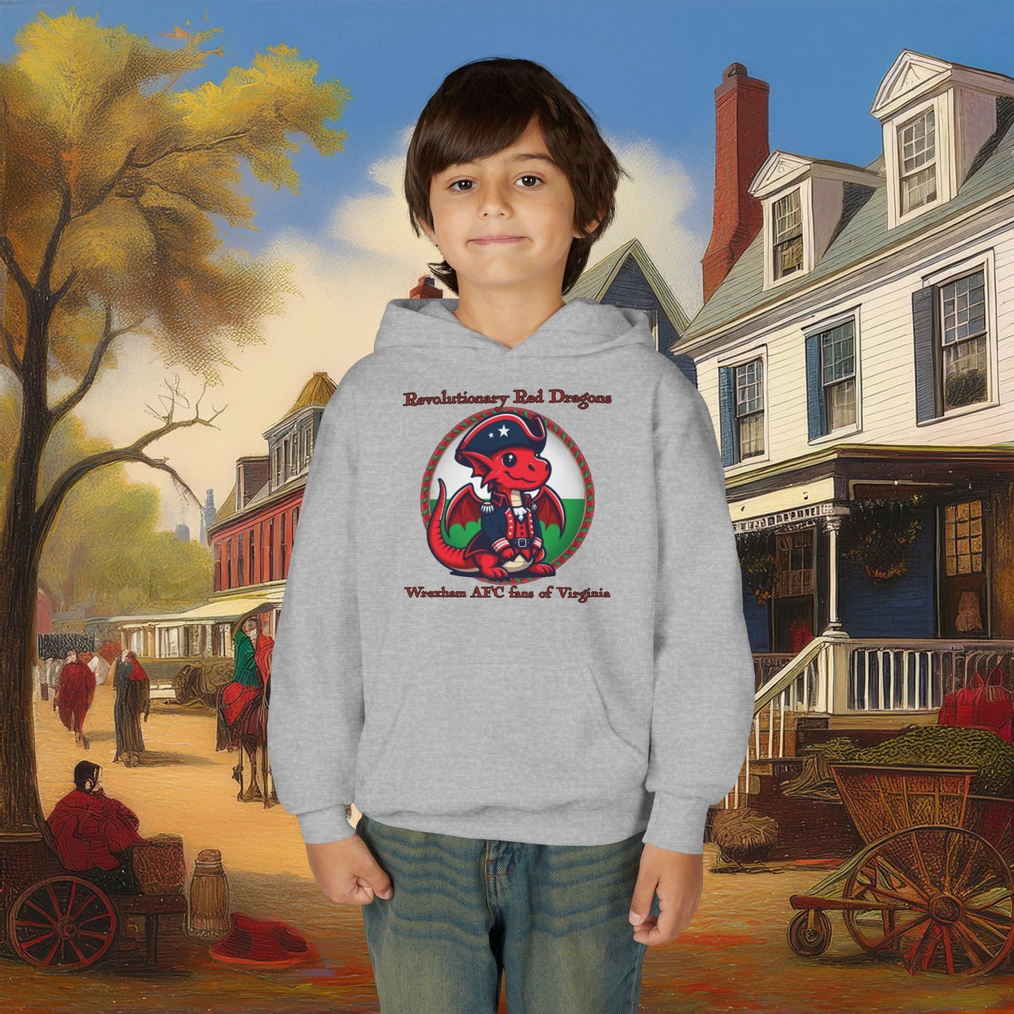 Mini Revolutionary Red Dragons Youth Hoodie