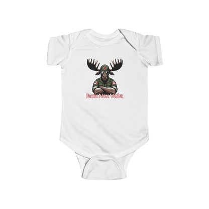 Canadian Moose "Facta Non Verba" Infant Bodysuit