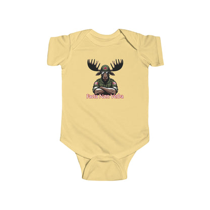 Canadian Moose "Facta Non Verba" Infant Bodysuit