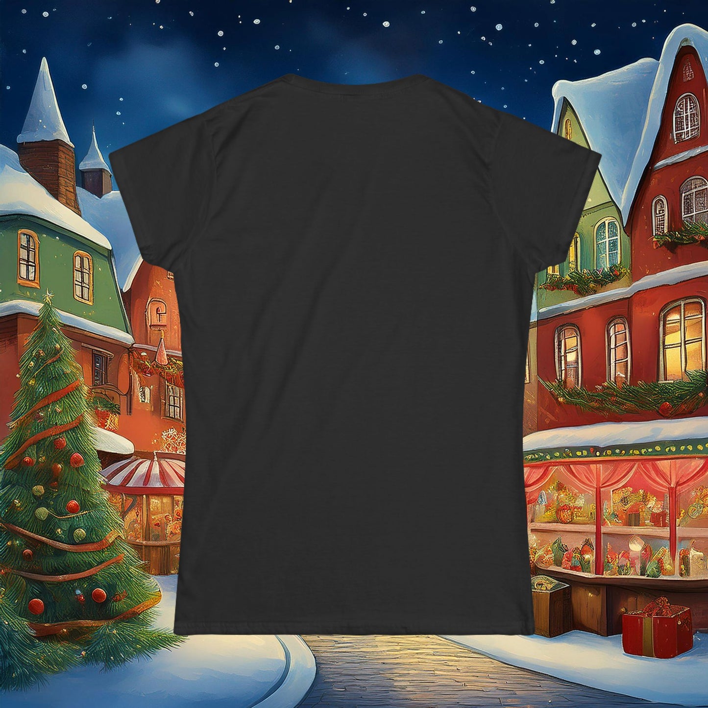 Newcastle United Santa Is A Geordie Women's Tee