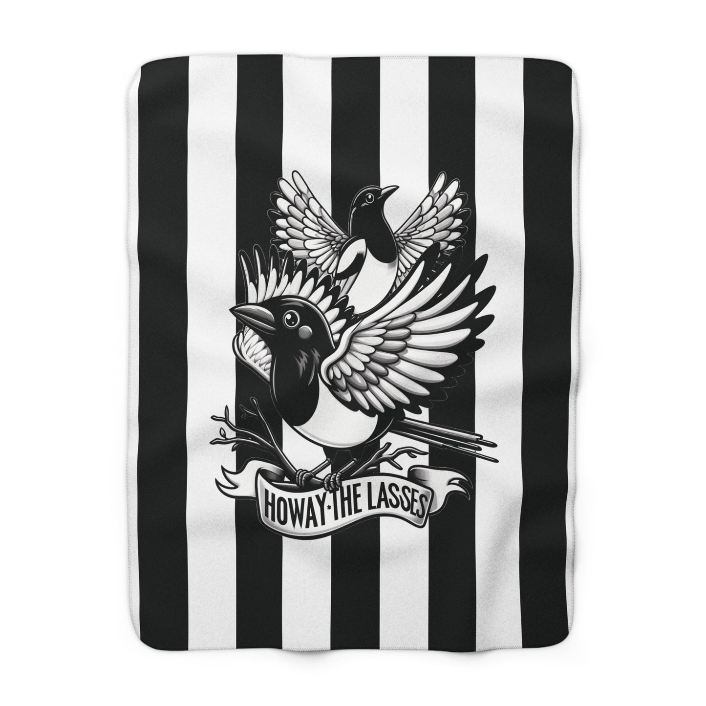 Howay the Lasses Sherpa Fleece Blanket