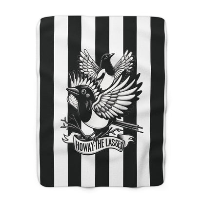 Howay the Lasses Sherpa Fleece Blanket