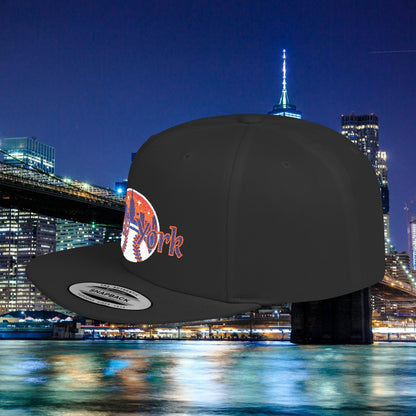 NY Metro Baseball Flat Bill Snapback