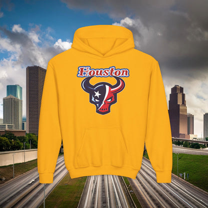 Houston Skull Youth Hoodie