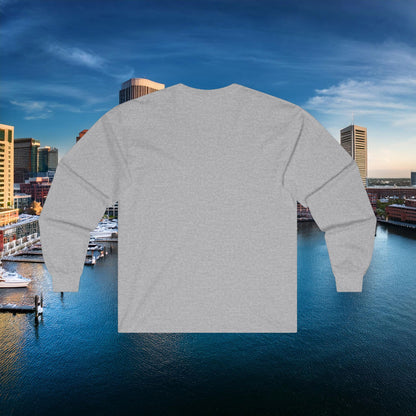 Baltimore Little Football Player Long Sleeve Tee