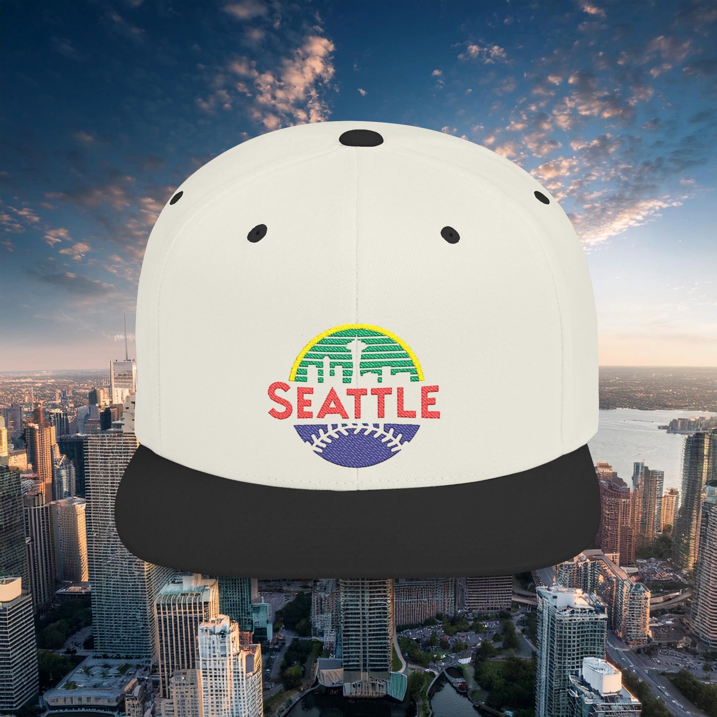 Seattle Baseball Flat Bill Snapback
