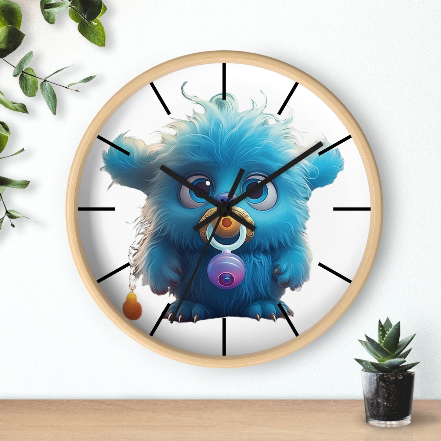 Baby Monster Wall Clock