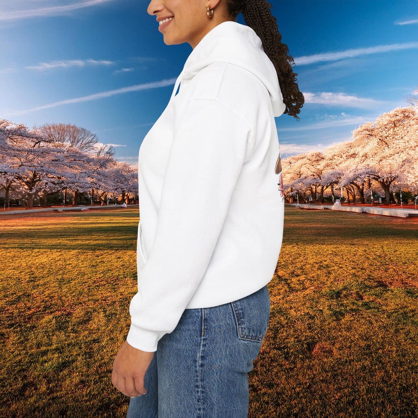 Washington Baseball Cherry Blossom Hoodie