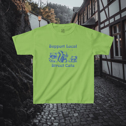Support Local Street Cats Kids Tee
