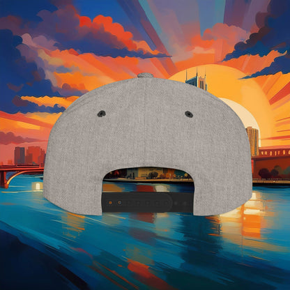 Detroit White Tiger Flat Bill Snapback