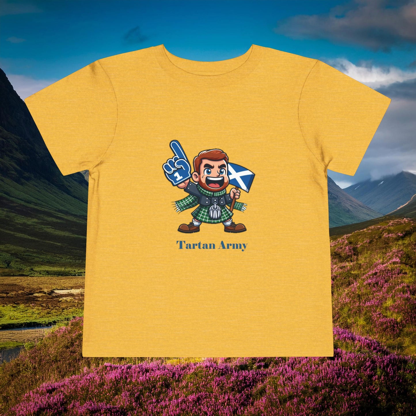 Scotland Tartan Army Toddler Tee