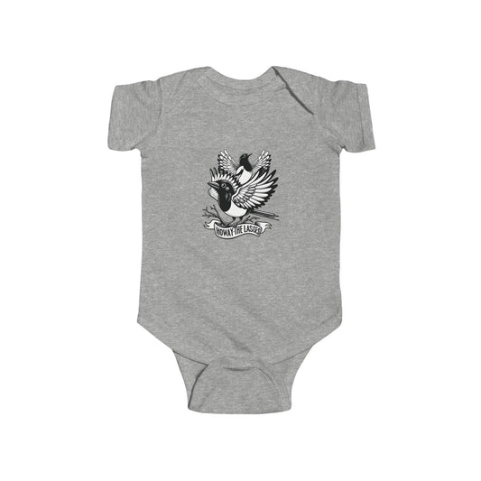 Newcastle United Howay The Lasses B&W (Twin Mags) Infant Bodysuit