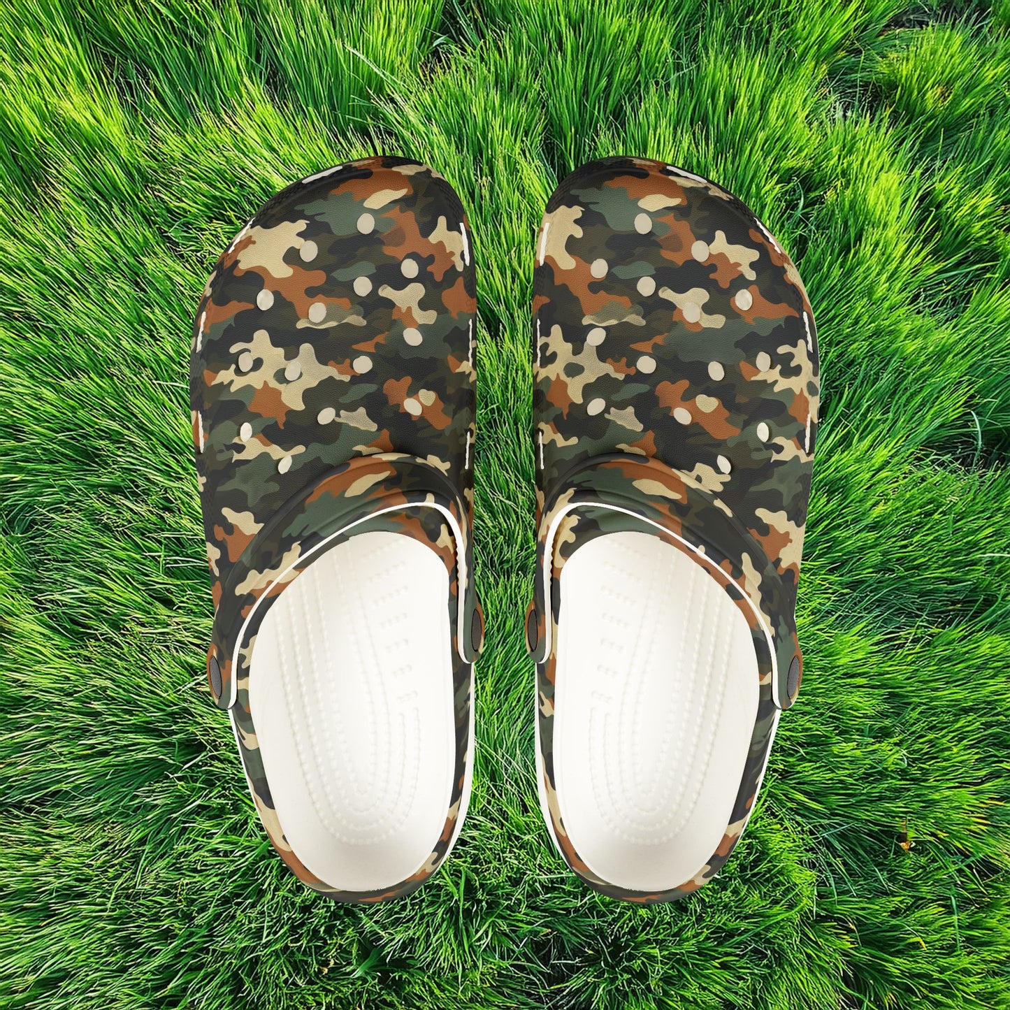 Camouflage Foam Clogs