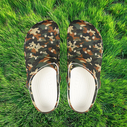 Camouflage Foam Clogs