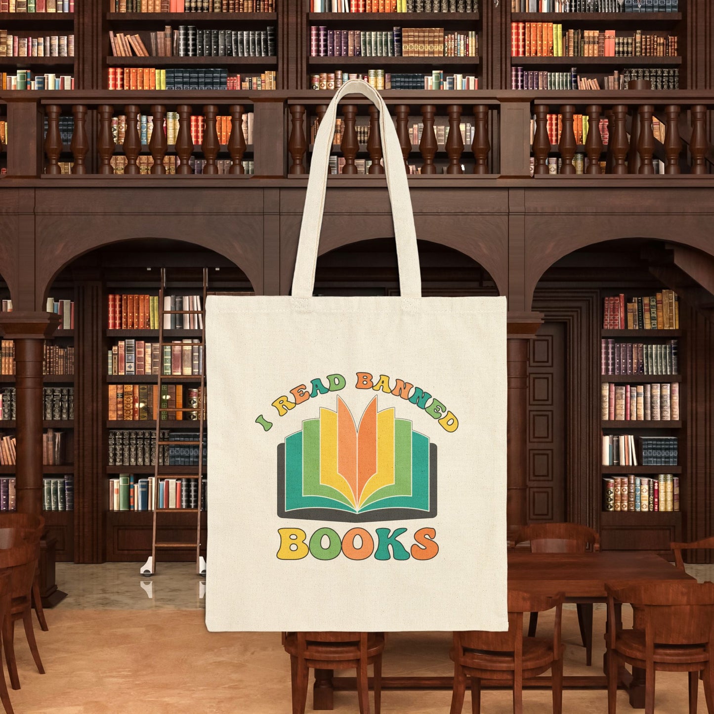 I Read Banned Books Canvas Tote