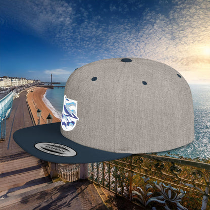 Brighton & Hove Albion Gull Crest Flat Bill Snapback