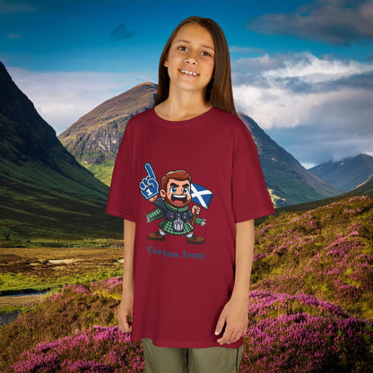 Scotland Tartan Army Kids Tee