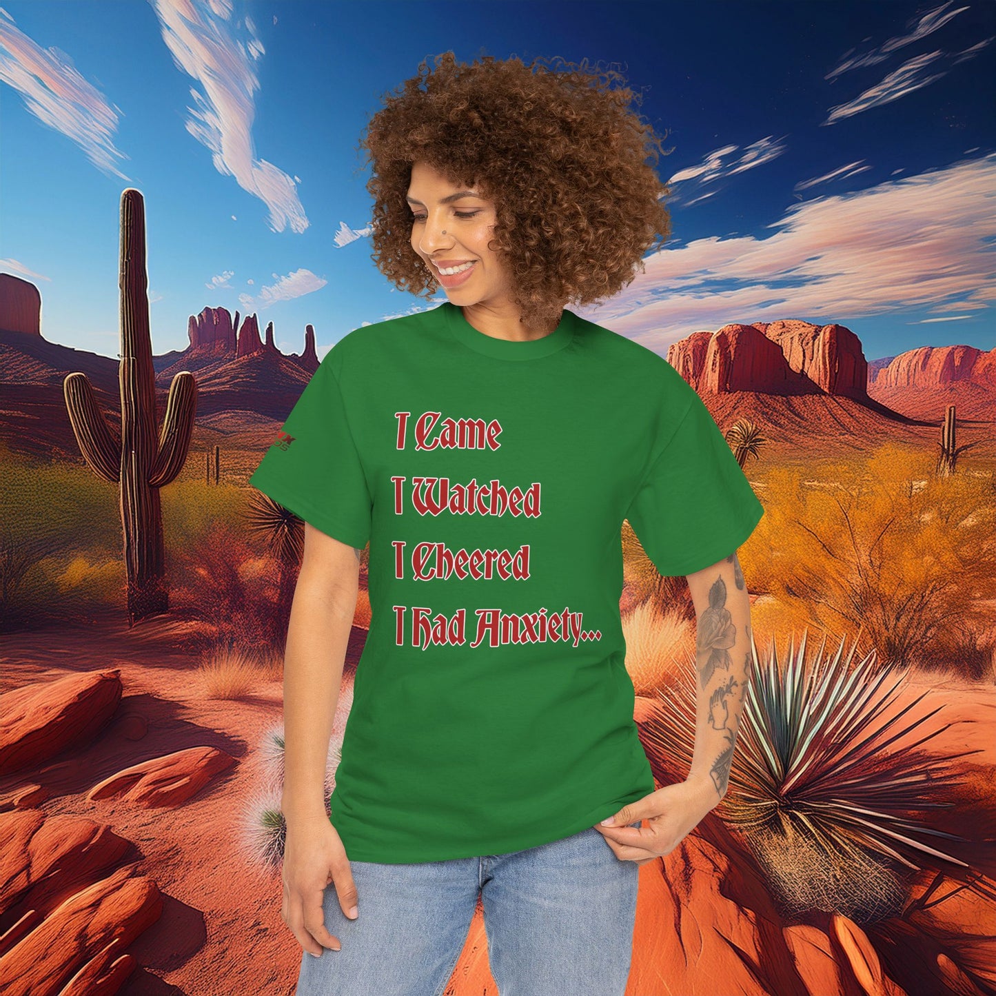 PHX Reds "Never Leave A Wrexham Match" Tee