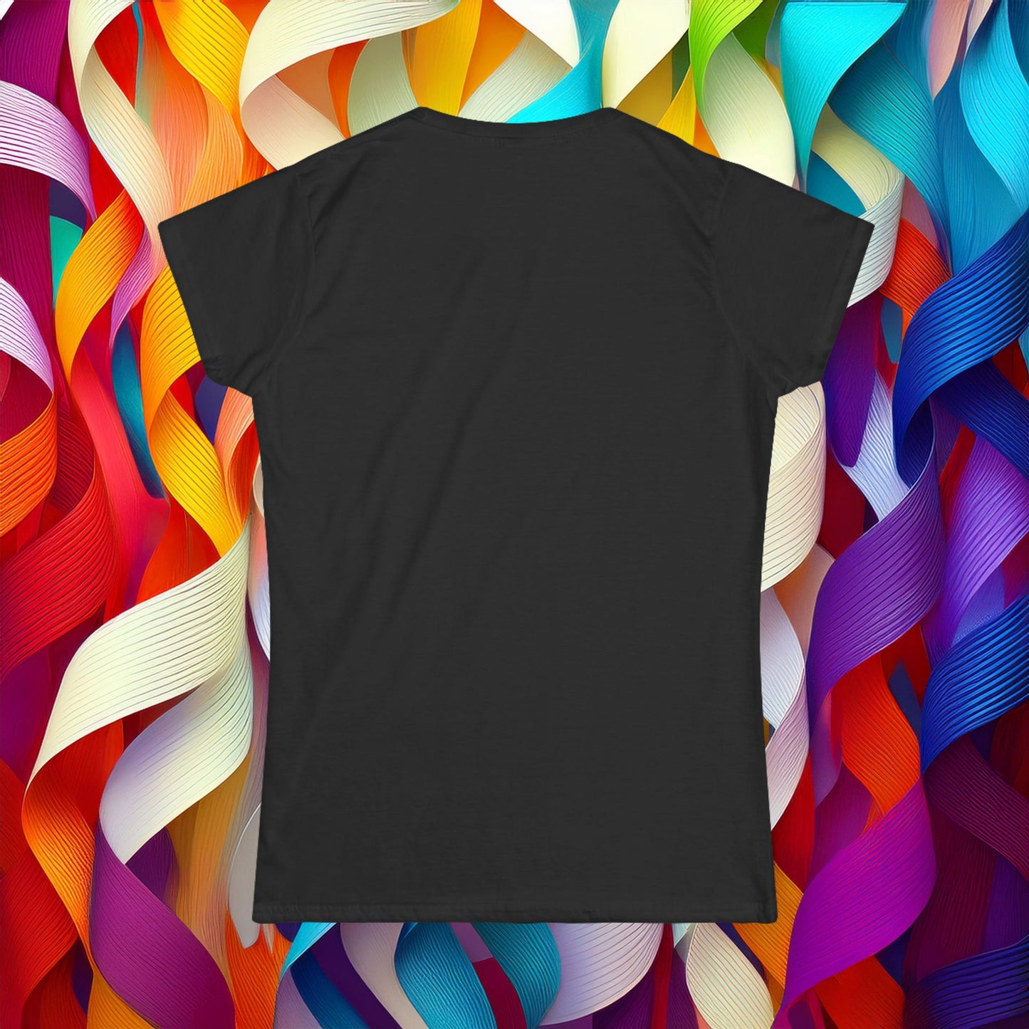 Rainbow Heart Women's Softstyle Tee