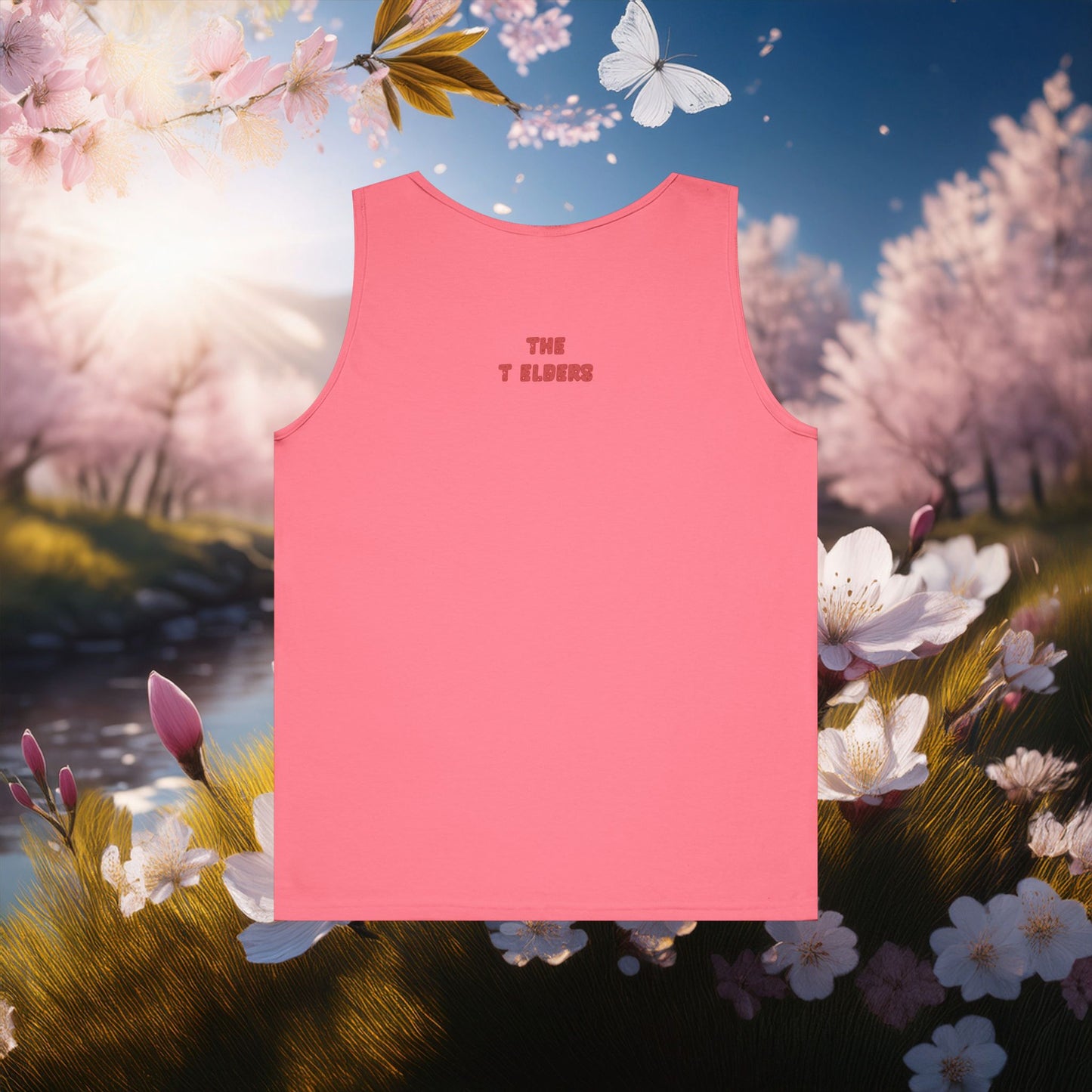 The T Elders Butterfly Unisex Heavy Cotton Tank Top